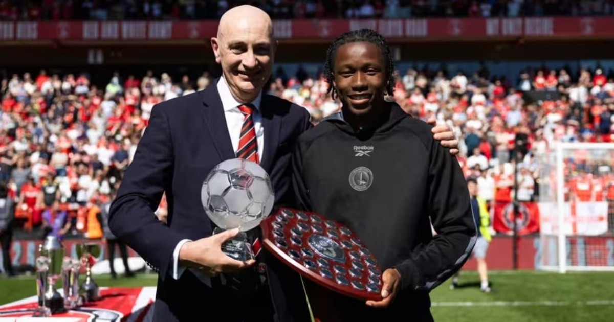 Ibrahim Fullah is over the moon to receive young Player of the Year award