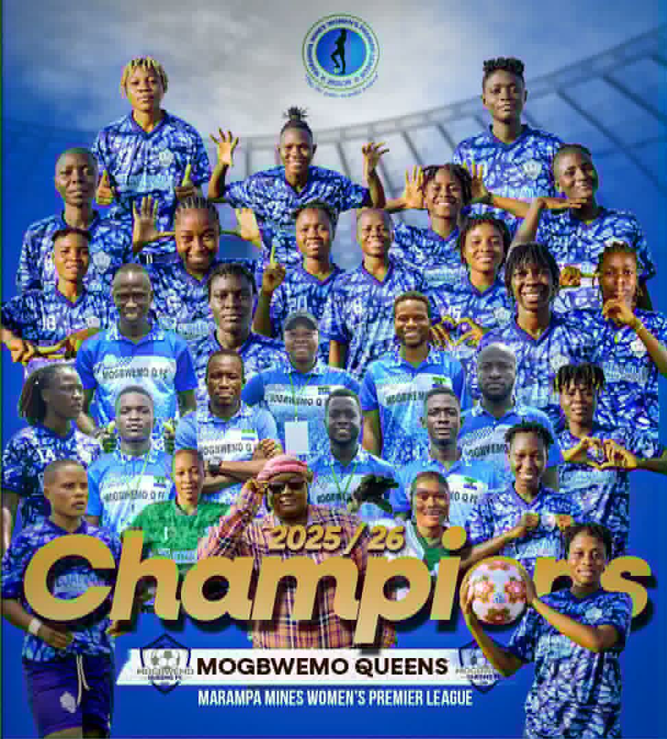 Mogbwemo Queens have clinched the Sierra Leone women’s title in dominant fashion