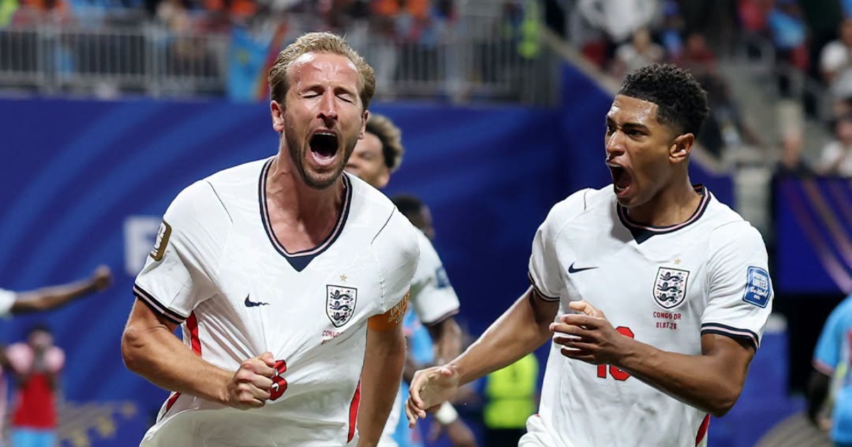 England leave it late to beat DR Congo, set up Mexico showdown