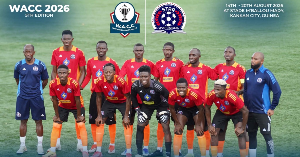 Star Sport Academy set for maiden West Africa Champions Cup competition